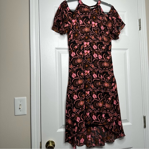 A.L.C Emile 100% silk floral dress 4 - Picture 9 of 16